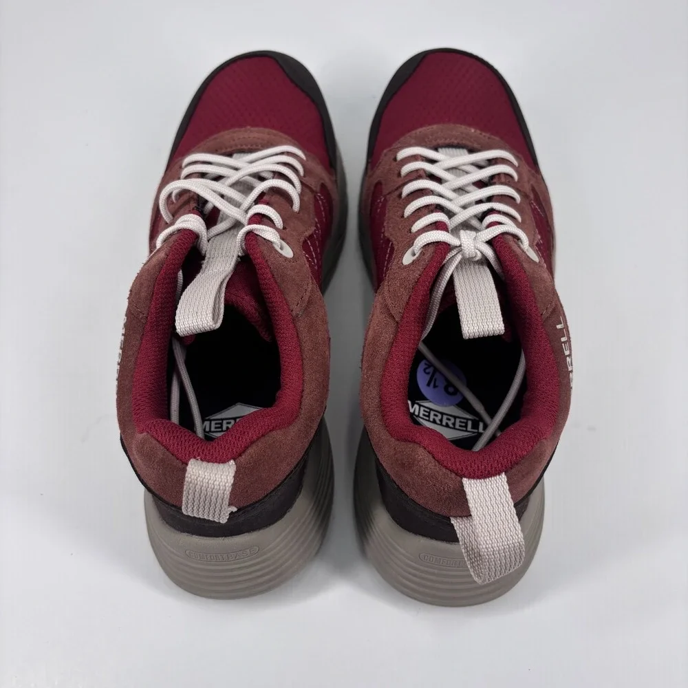 Merrell Alpine Carbon Fiber Toe Work Sneakers Women's US‎ 8.5 Red/Brown J005240